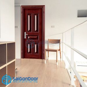 Cửa thép vân gỗ 35